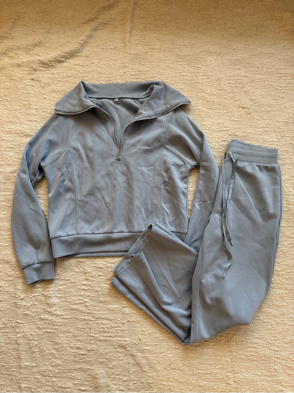 Light blue matching sweatpant set
